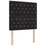 vidaXL Cadre de lit Noir 120x200 cm Velours
