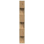 vidaXL Étagère séparatrice de pièce à 6 niveaux chêne artisanal