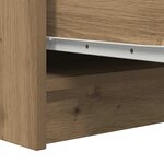 vidaXL Buffet chêne artisanal 29 5x34x76 cm bois d'ingénierie