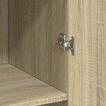 vidaXL Armoire de rangement chêne sonoma 70x42 5x225 cm