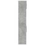 vidaXL Armoire de rangement mince gris béton 50x42 5x225 cm