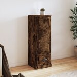vidaXL Buffet haut chêne fumé 36x35 5x103 5 cm bois d'ingénierie