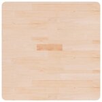vidaXL Dessus de table carré 70x70x1 5 cm Bois chêne massif non traité