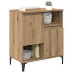 vidaXL Buffet Chêne artisanal 60 x 35 x 70 cm Bois d'ingénierie