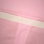Sac en tissu rose pour lit mezzanine