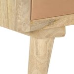 vidaXL Meuble TV 110x30x45 cm Bois de manguier solide