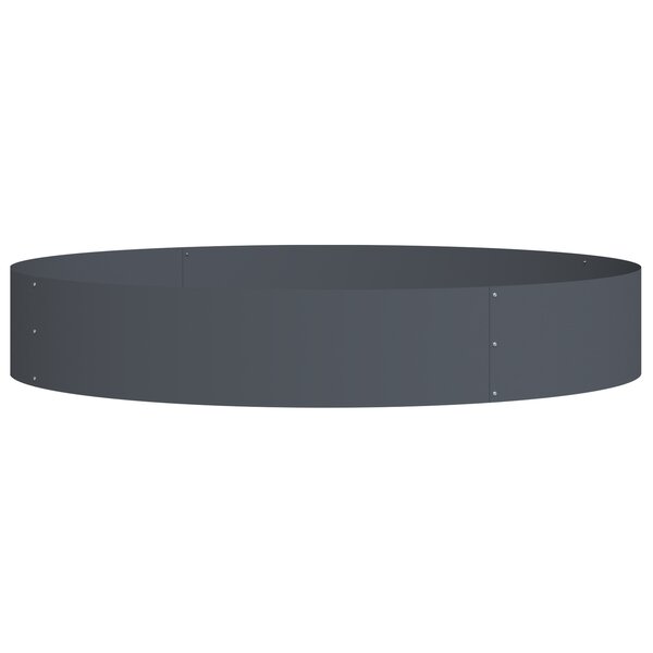 vidaXL Planteur Anthracite Anthracite Métal Grand Durable Planteur