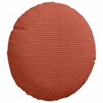 vidaXL Coussins de siège 2 Pièces Rouge orange Ø 30 cm