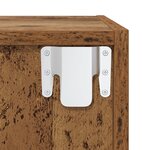 vidaXL Ensemble de meubles TV 2 Pièces Vieux bois 37 x 37 x 142.5 cm