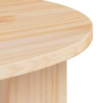 vidaXL Table basse Naturel 50 x 40 x 50 cm Bois massif en pin