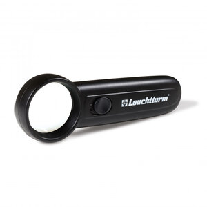 Loupe maniable lumineuse LED 35mm  grossissement x6.