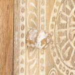 vidaXL Table basse 90x50x35 cm Bois solide de manguier