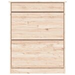 vidaXL Armoire à chaussures ALTA 77x35x96 cm bois massif de pin
