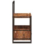 vidaXL Porte-vêtements multicolore 40x40x90 cm bois solide récupéré