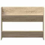 vidaXL Armoires à chaussures murales 2 Pièces Chêne Sonoma 80x18x60 cm