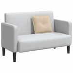 vidaXL Coussin de Dos Crème 50 x 45 cm Tissu en microfibre