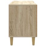 vidaXL Meuble TV 102 x 34 5 x 50 cm Chêne Sonoma Bois d'ingénierie