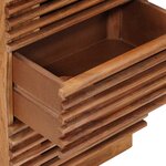 vidaXL Table de chevet faite main Marron Teck 40 x 30 x 60 cm