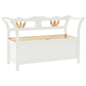 Banc banquette 107 x 45 x 75 5 cm bois de sapin solide blanc 02_0010942