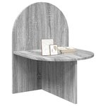 vidaXL Table de chevet Sonoma gris 48 x 49 x 65 cm Bois d’ingénierie