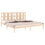 vidaXL Cadre de lit sans matelas 200x200 cm bois massif de pin