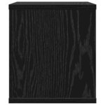 vidaXL Organiseur de bureau Chêne noir 36 x 26 x 29.5 cm