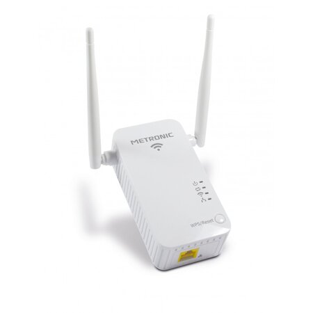 Metronic 495432 - Répéteur Wi-Fi 300 Mb/s - blanc