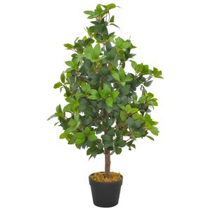 vidaXL Plante artificielle avec pot Laurier Vert 90 cm