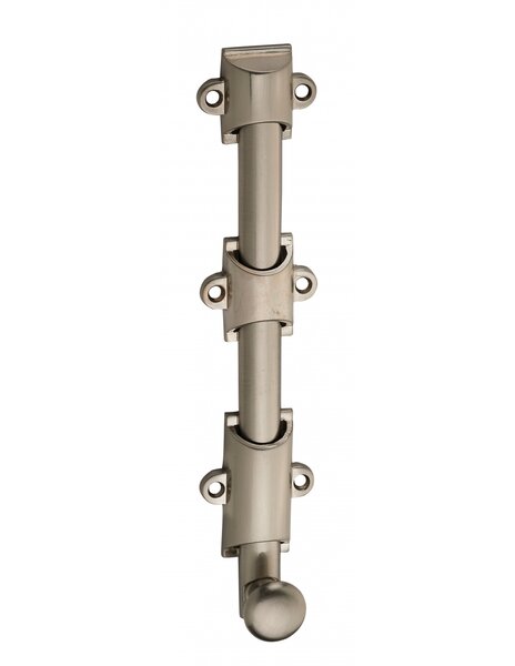 THIRARD - Verrou à plaquer pour fenêtre  à coulisse  200mm  nickel satin - THIRARD