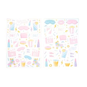 Stickers pyjama party - 150PCS