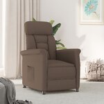 Fauteuil inclinable vidaXL Marron