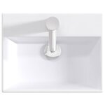 vidaXL Lavabo de salle de bains Chrome 39 x 30 5 x 12 5 cm métal
