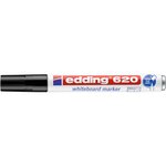 Marqueur pour Tableaux blancs 620 Noir Corps Alu Pointe Ronde 1 5-3 mm EDDING