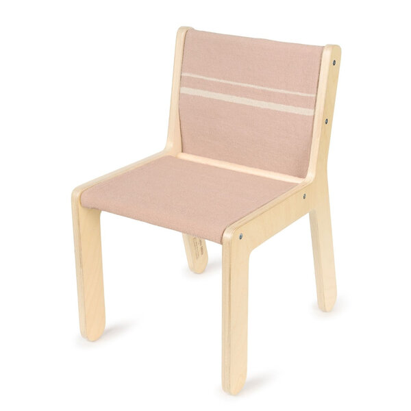 Chaise d'enfant marron clair en bois 52 x 31 x 39 cm