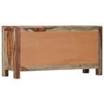 vidaXL Buffet Gris 100x30x50 cm Bois massif