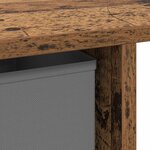 vidaXL Bureau Bois ancien Bois d'ingénierie 100 x 40 x 75 cm