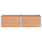 vidaXL Jardinière surélevée Marron 200 x 100 x 54 cm