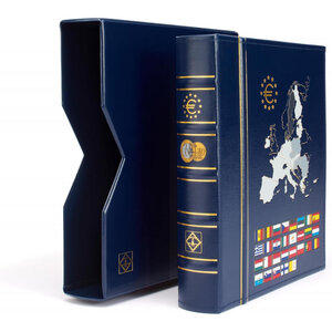 Album Vista Leuchtturm spécial monnaies Euro avec étui de protection.