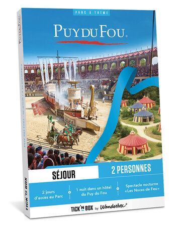 Coffret cadeau - TICKETBOX - Puy du Fou Séjour - Classic