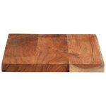 vidaXL Dessus de table 40x20x2 5 cm rectangulaire bois massif d'acacia