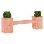 vidaXL Banc avec jardinières 184 5x39 5x56 5cm bois massif de douglas