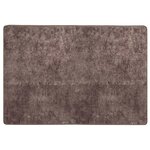 vidaXL Coureur de Tapis MARSA Gris 100 x 150 cm Polyester et PVC