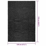 vidaXL Tapis ZIZUR 120x170 cm aspect de jute intérieur extérieur