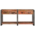 vidaXL Ensemble de Tables Console avec tiroir Autre 2 Pièces Multicolore