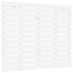 vidaXL Tête de lit murale Blanc 96x3x91 5 cm Bois massif de pin