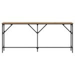 vidaXL Table console chêne artisanal 180 x 23 x 75 cm