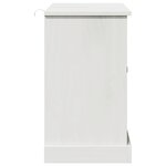 vidaXL Cabinet de Lavabo "VIGO" avec Portes 67 5x34x59 cm en Bois Massif de Pin