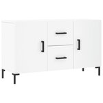 vidaXL Buffet blanc 100x36x60 cm bois d'ingénierie