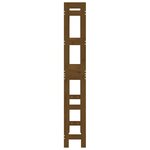 vidaXL Étagère de toilette Marron miel 63x26x171 cm Bois de pin massif