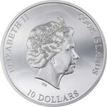 Pièce de monnaie en Argent 10 Dollars g 62.2 (2 oz) Millésime 2022 Eye of a Fairytale RAVEN WITCH
